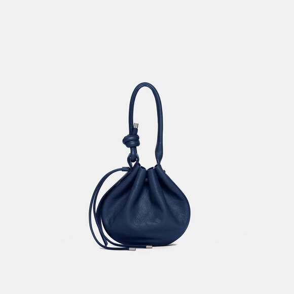 Behno Leather Women's Bag, INA Bag Medium Pebble Navy, Brand NEW (never worn) - Picture 13 of 14